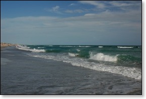 Waves at the beach